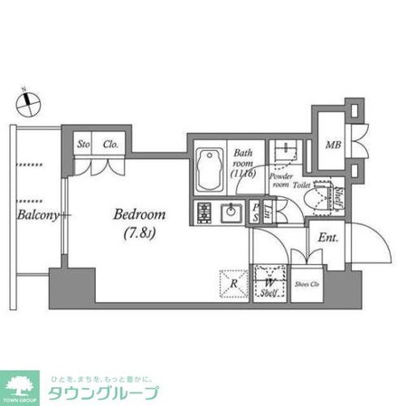 CORVAL大森の物件間取画像